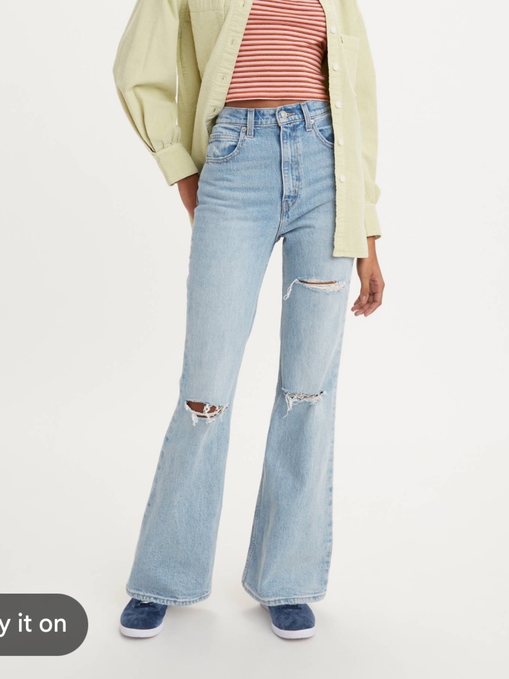 LEVI’S WOMENS 70S HIGH FLARE JEAN 25